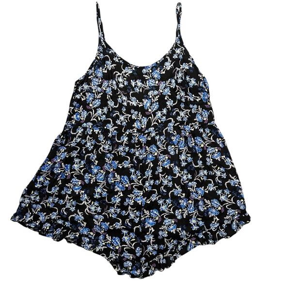 Free People Floral Romper Size S Summer Beach Cruise Beach Yatch Fishing Party - Picture 1 of 3